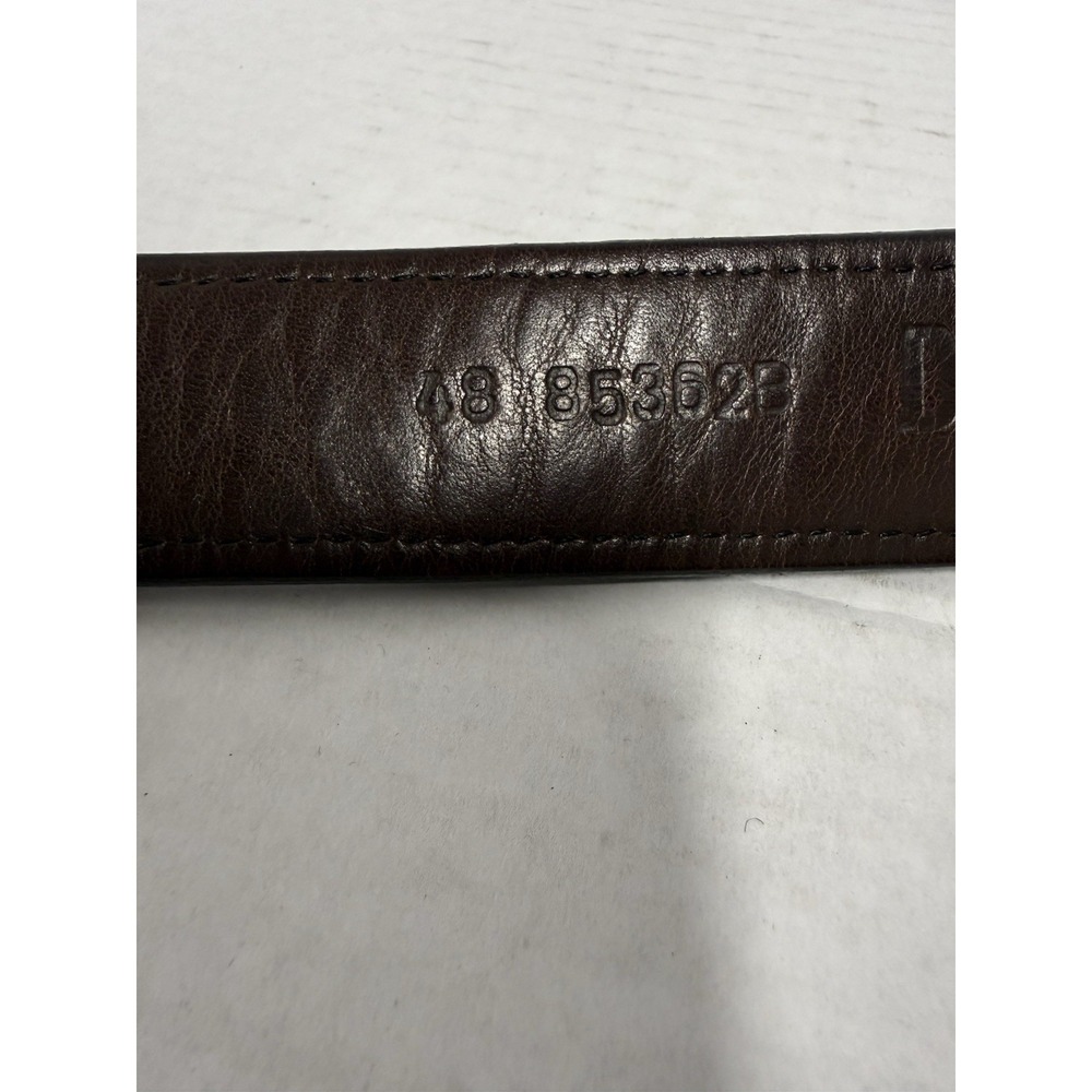 Duluth Trading Co Leather Belt Size 48 Brown Roller Buckle Heavy Duty Work Belt - Picture 6 of 6
